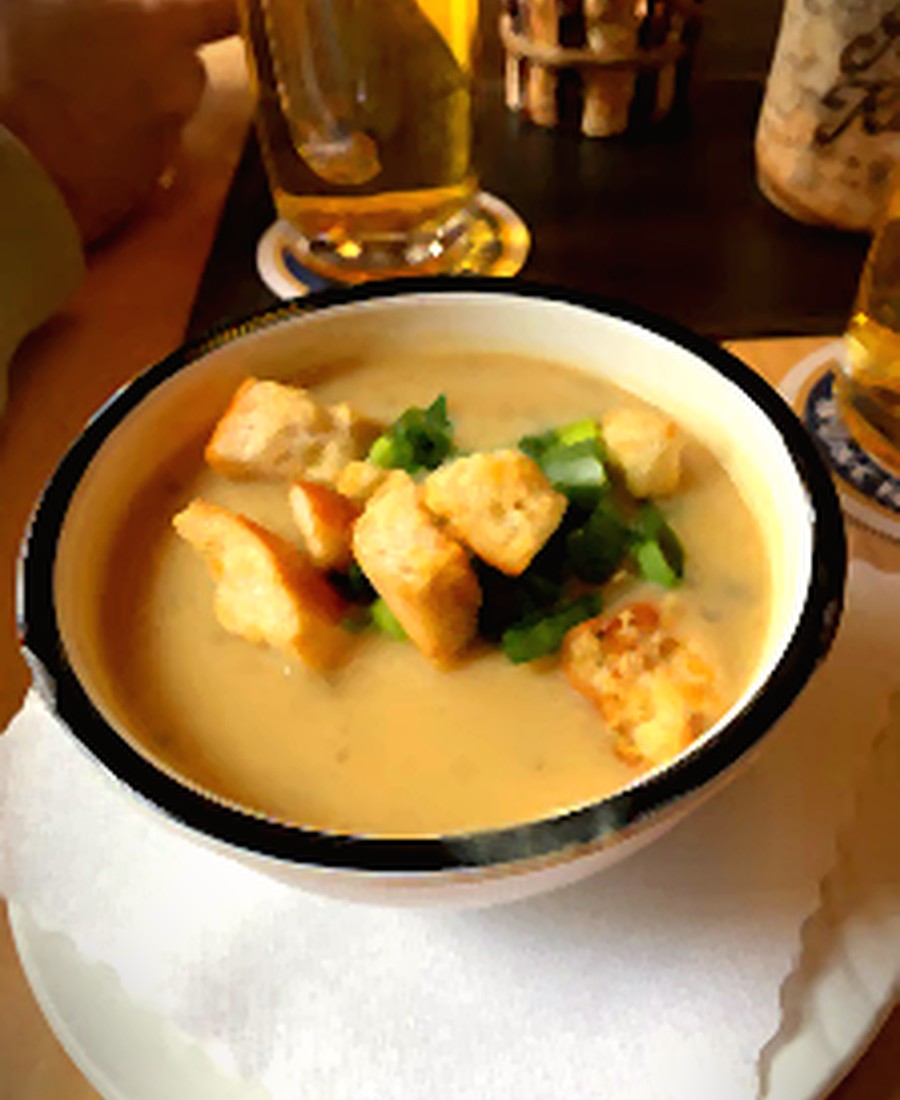 Cremesuppe im Alter Keller